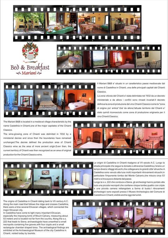 Mariani Bed&Breakfast Castellina in Chianti Ngoại thất bức ảnh